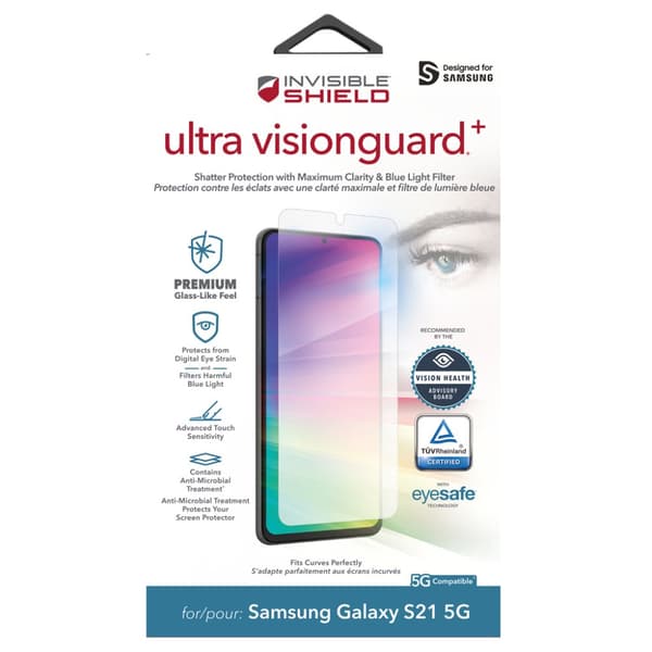ZAGG InvisibleShield Samsung Galaxy S21 Skjermbeskytter Ultra Visionguard+