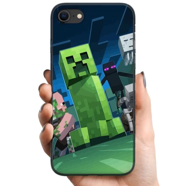 Apple iPhone 8 TPU Mobildeksel MineCraft