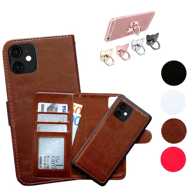 iPhone 11 - PU Leather Wallet Case