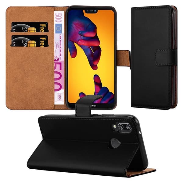 Huawei P20 Lite - Leather Case/Wallet