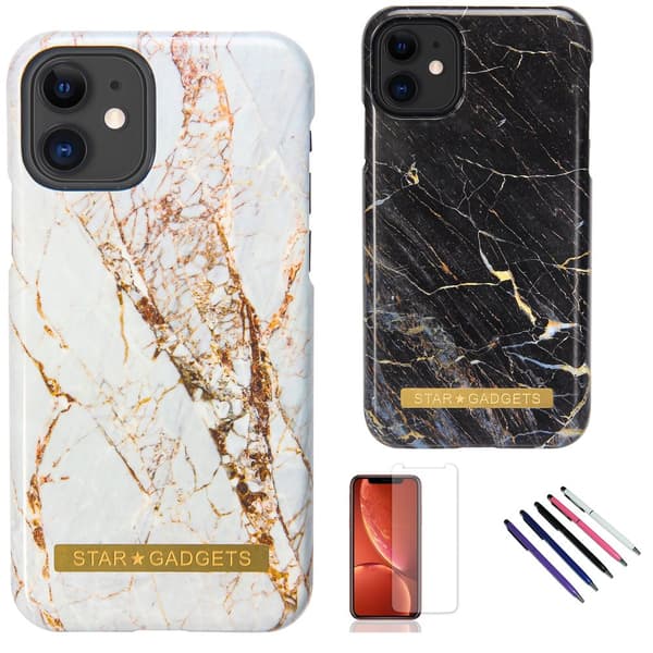 iPhone 11 - Kuori / Suoja Marble Black