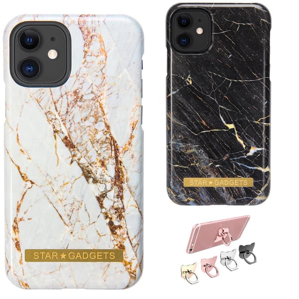 iPhone 11 - Cover / Beskyttelse Marble Black