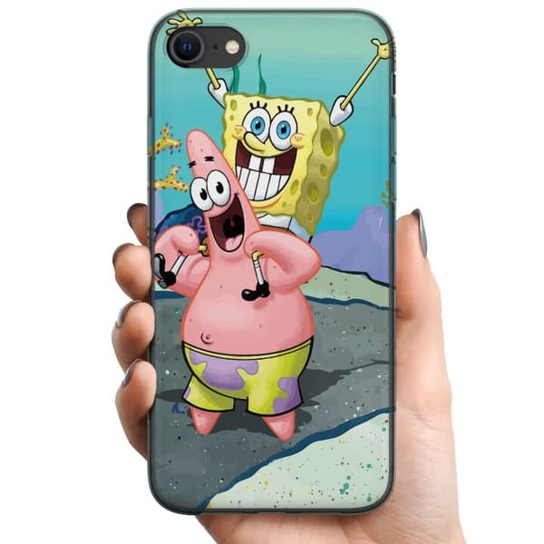 Apple iPhone 8 TPU Mobilcover SpongeBob Kvadrat