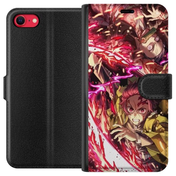 Apple iPhone 8 Lompakkokotelo Demon Slayer