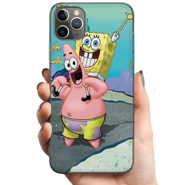 Apple iPhone 11 Pro Max TPU Mobilskal SpongeBob Fyrkant