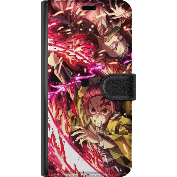 Apple iPhone X Lompakkokotelo Demon Slayer