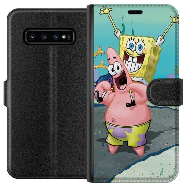 Samsung Galaxy S10 Lommeboketui SpongeBob Firkant