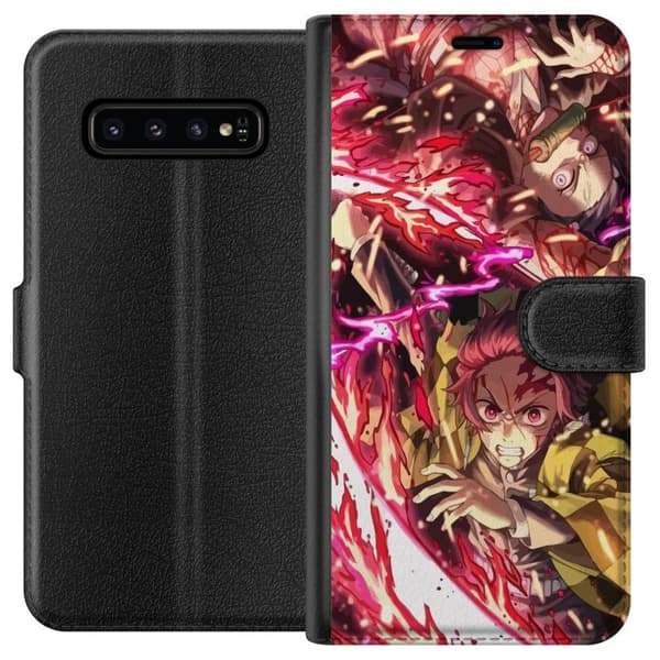 Samsung Galaxy S10 Lommeboketui Demon Slayer