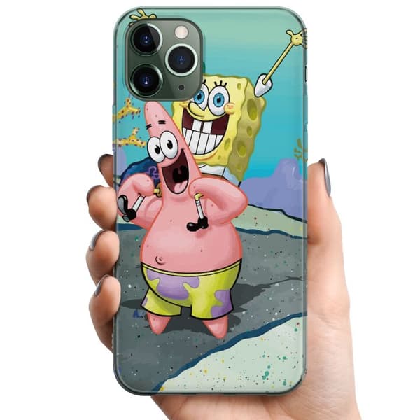 Apple iPhone 11 Pro TPU Mobilskal SpongeBob Fyrkant