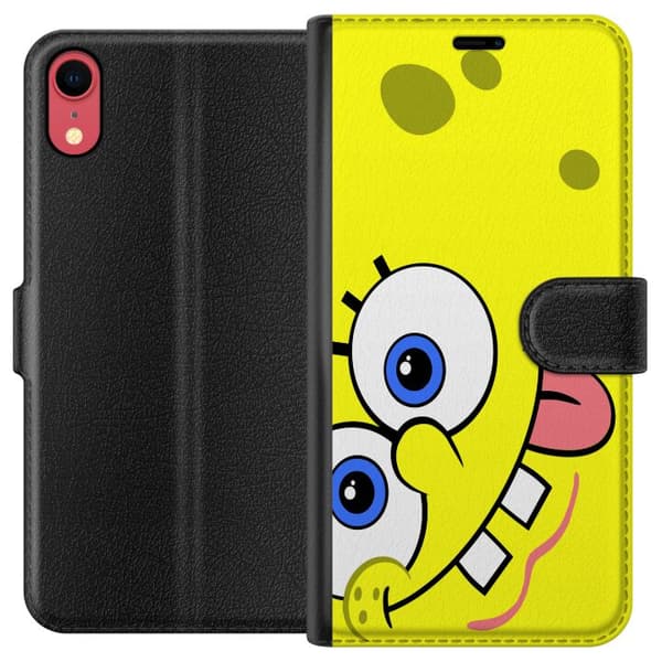 Apple iPhone XR Tegnebogsetui SpongeBob Fyrkant