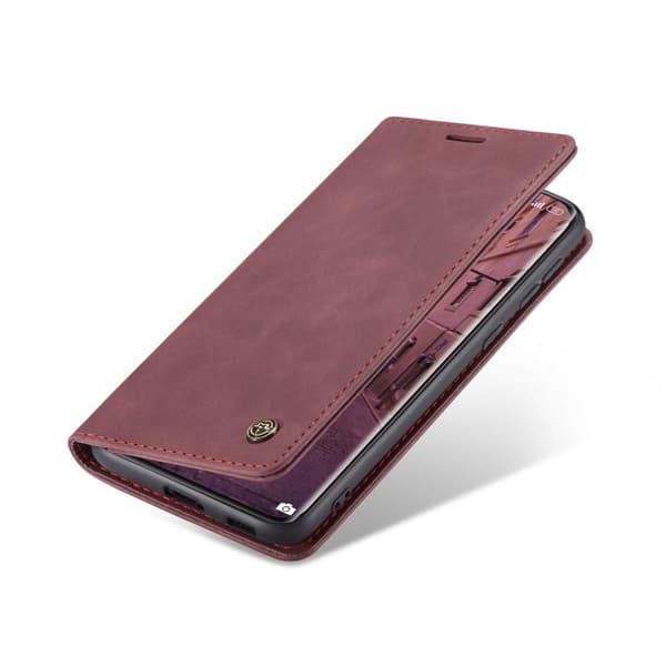 CASEME Plånboksfodral Xiaomi Mi 11 - Vinröd