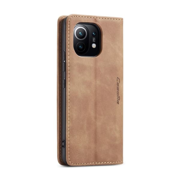 CASEME Plånboksfodral Xiaomi Mi 11 - Brun