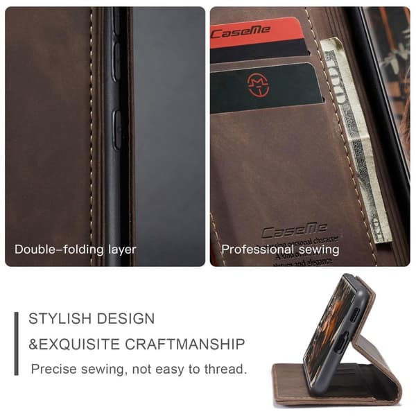 CASEME Plånboksfodral Xiaomi Mi 11 - Coffee