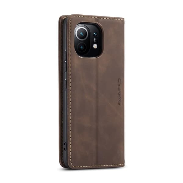 CASEME Plånboksfodral Xiaomi Mi 11 - Coffee