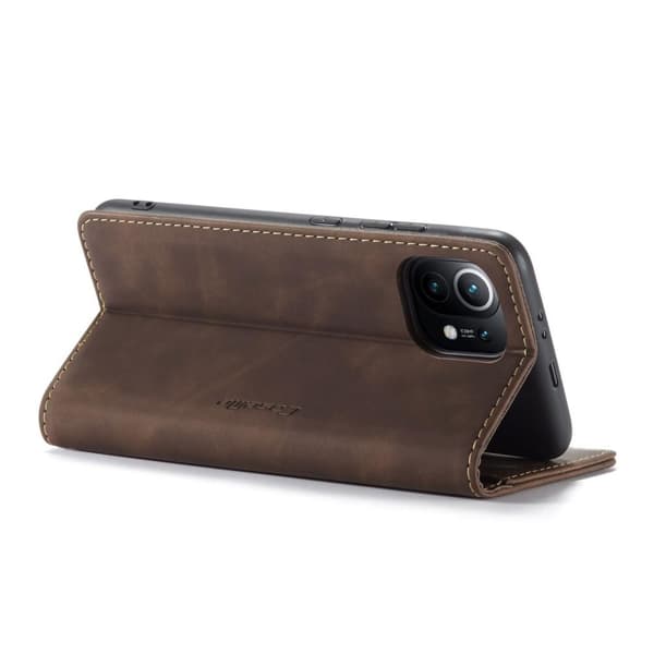 CASEME Plånboksfodral Xiaomi Mi 11 - Coffee