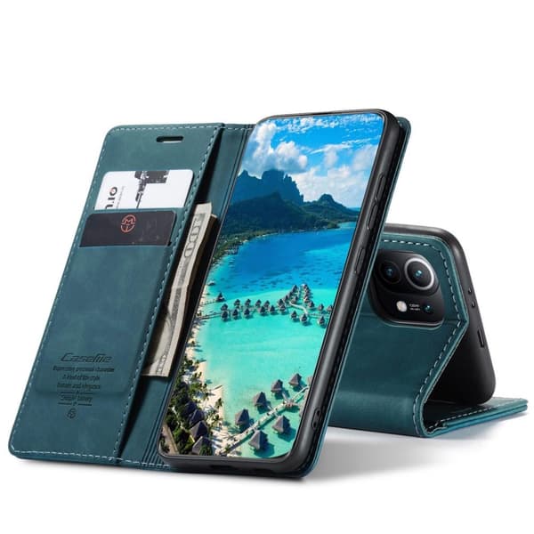 CASEME Plånboksfodral Xiaomi Mi 11 - Blå