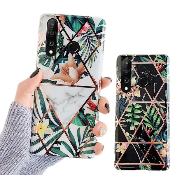 Huawei P30 Lite - Geometric Flower Case