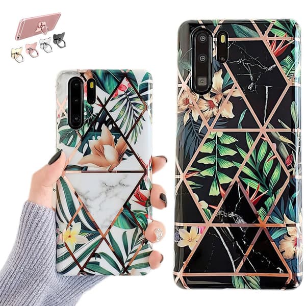 Huawei P30 Pro - Skal / Skydd / Geometriskt Black