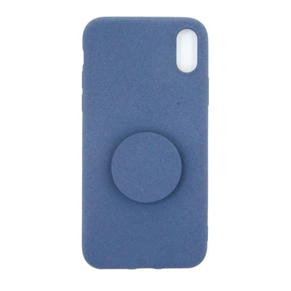 iPhone X/XS Skal Med Kickstand Stativ TPU - Blå