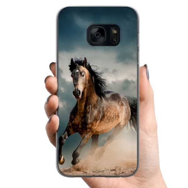 Samsung Galaxy S7 TPU Mobildeksel Hest