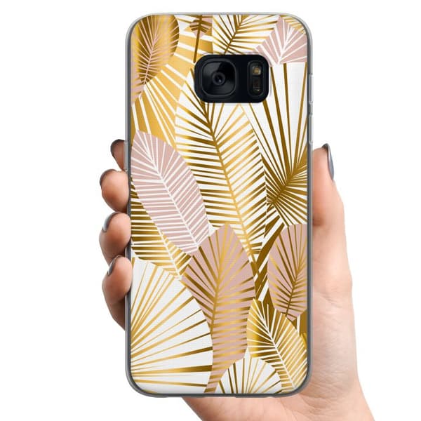 Samsung Galaxy S7 TPU Mobildeksel Gull