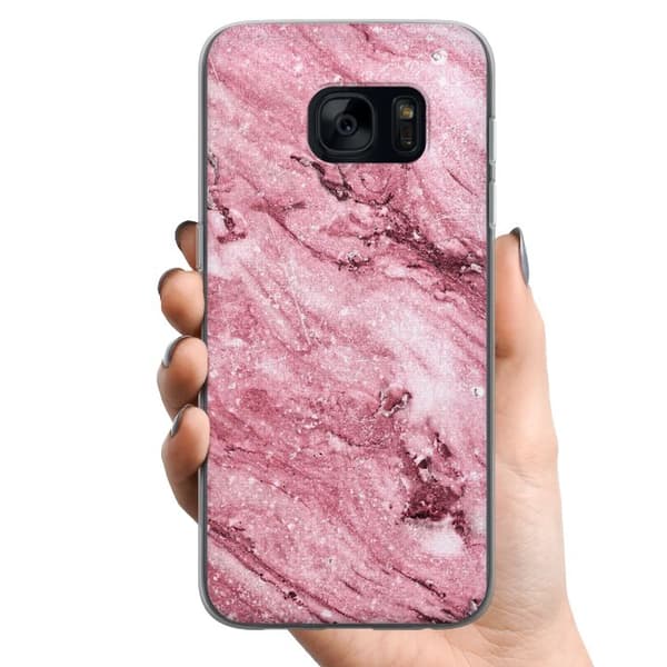 Samsung Galaxy S7 TPU Mobildeksel rosa