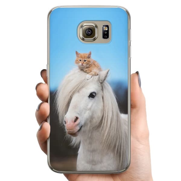 Samsung Galaxy S6 TPU Mobilcover Hest & Kat
