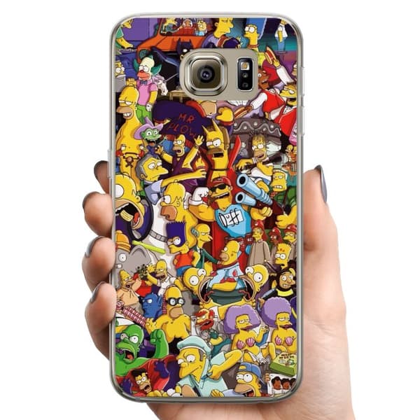 Samsung Galaxy S6 TPU Mobilcover Simpsons