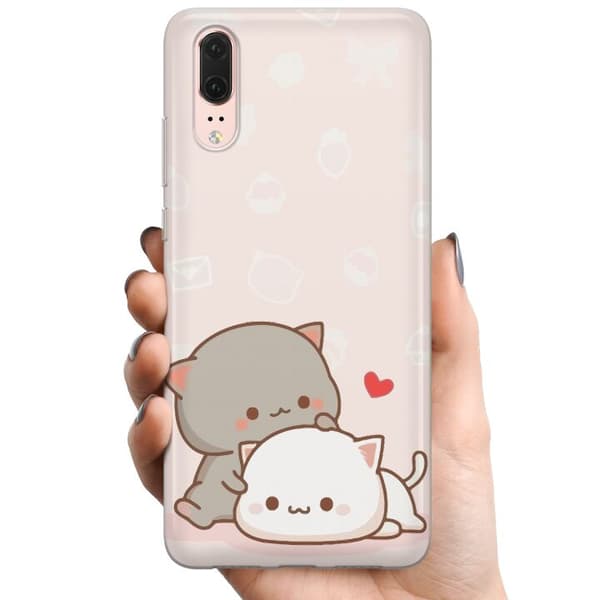 Huawei P20 TPU Mobildeksel Kawaii