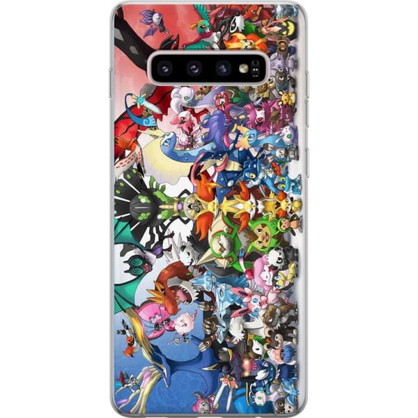 Samsung Galaxy S10+ Deksel / Mobildeksel - Pokemon