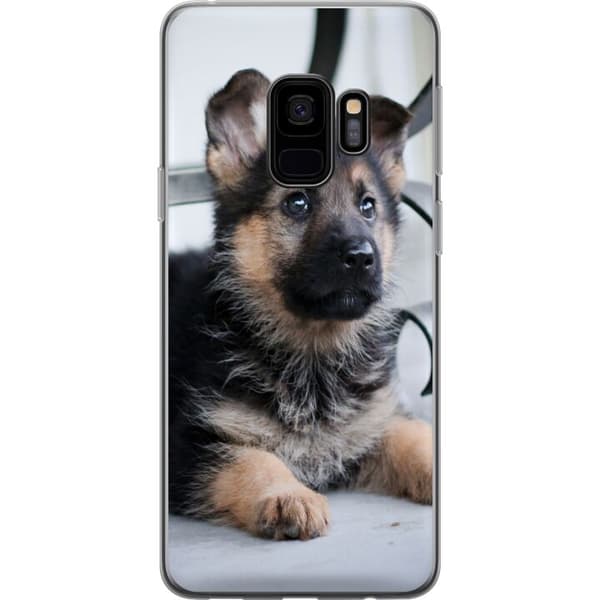 Samsung Galaxy S9 Cover / Mobilcover - Schäfer Hvalpe