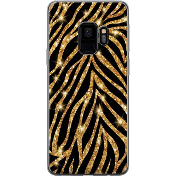 Samsung Galaxy S9 Deksel / Mobildeksel - Gull & Glitter