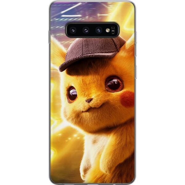 Samsung Galaxy S10 Cover / Mobilcover - Detektiv Pikachu