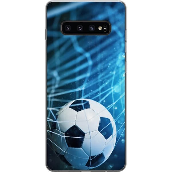 Samsung Galaxy S10 Cover / Mobilcover - Fodbold