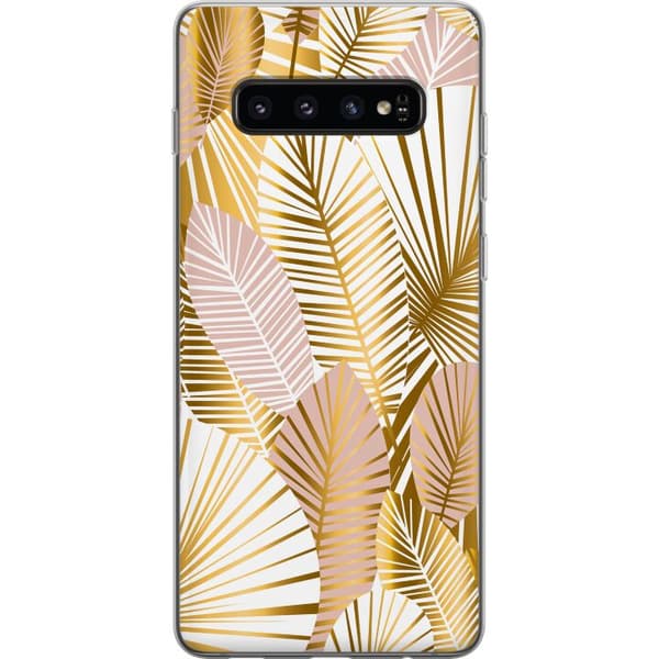 Samsung Galaxy S10 Cover / Mobilcover - Guld