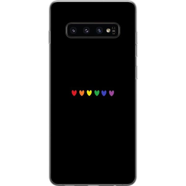 Samsung Galaxy S10 Deksel / Mobildeksel - Stolt Hjerter
