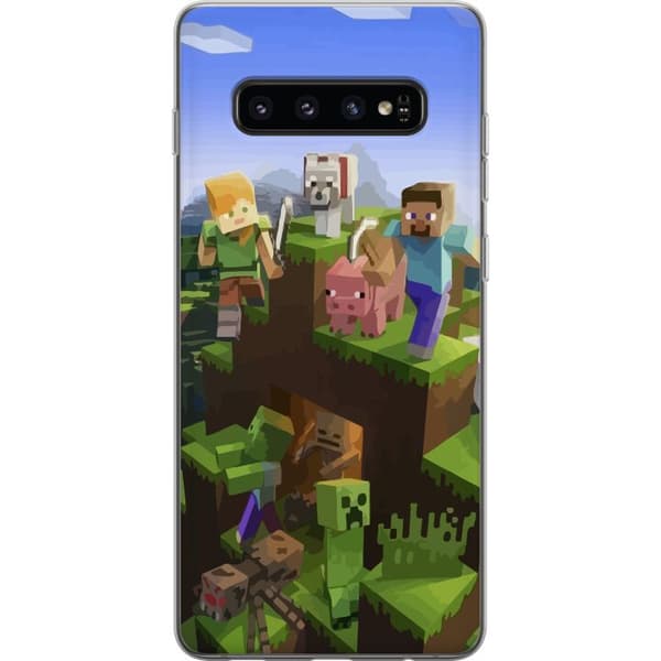 Samsung Galaxy S10 Deksel / Mobildeksel - MineCraft