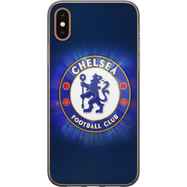 Apple iPhone X Cover / Mobilcover - Chelsea Fodbold