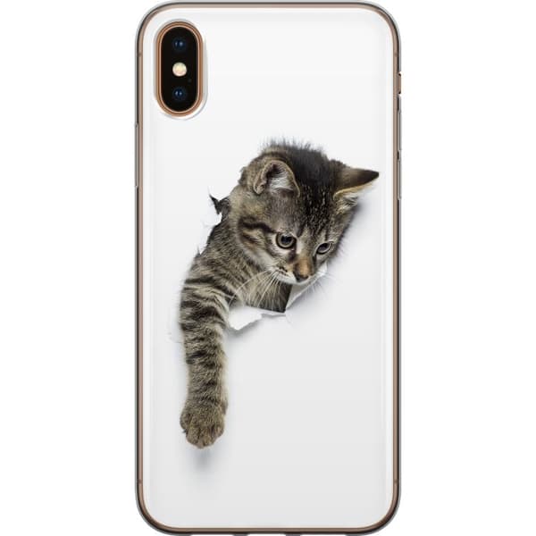 Apple iPhone X Deksel / Mobildeksel - Katt