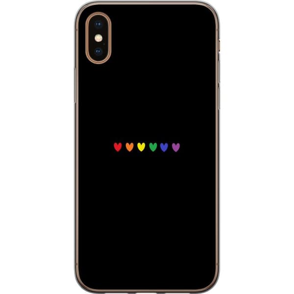 Apple iPhone X Cover / Mobilcover - Stolt Hjerter