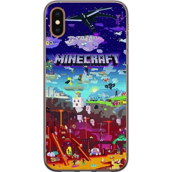 Apple iPhone X Deksel / Mobildeksel - MineCraft