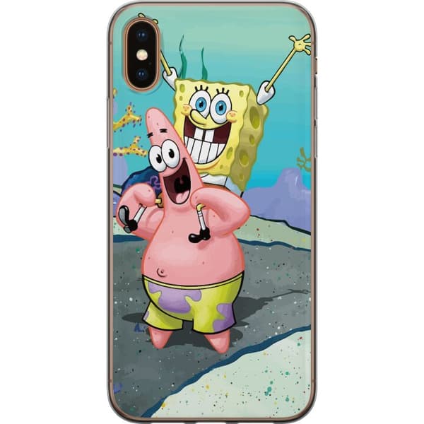 Apple iPhone X Deksel / Mobildeksel - SpongeBob Firkant