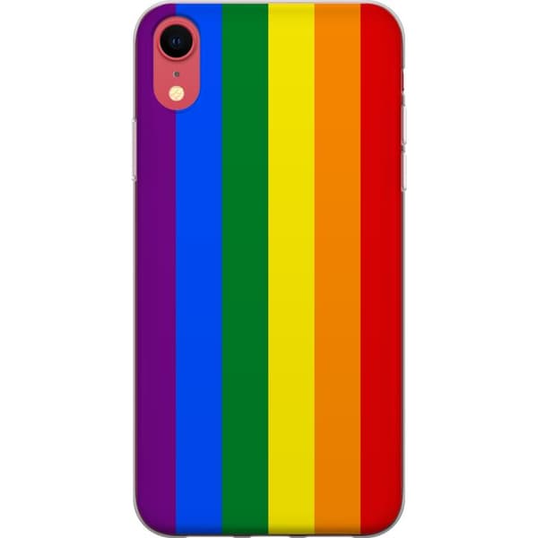 Apple iPhone XR Cover / Mobilcover - Pride Flagga
