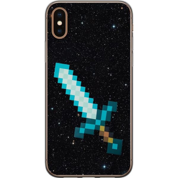 Apple iPhone XS Max Deksel / Mobildeksel - Minecraft Sverd