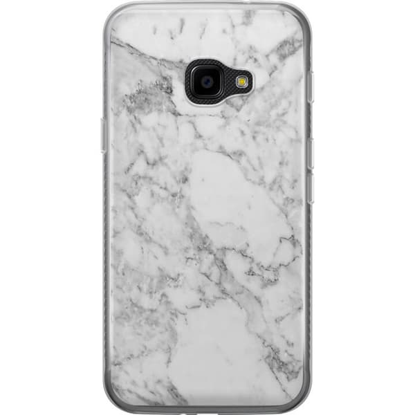 Samsung Galaxy Xcover 4 Cover / Mobilcover - Marmor Hvid