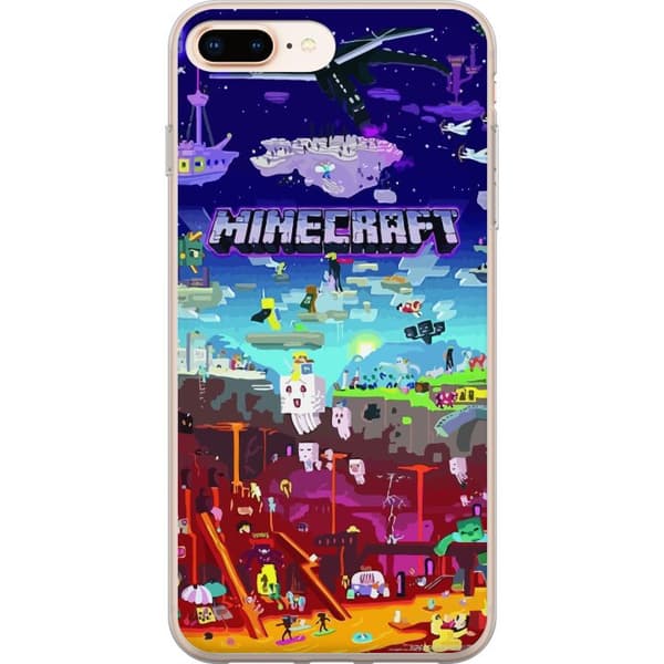 Apple iPhone 7 Plus Skal / Mobilskal - MineCraft