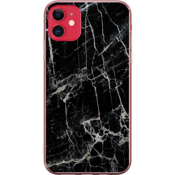 Apple iPhone 11 Cover / Mobilcover - Sort marmor