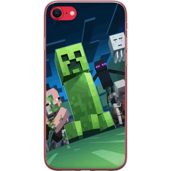 Apple iPhone 8 Cover / Mobilcover - MineCraft