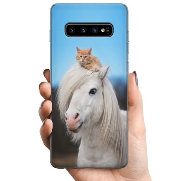 Samsung Galaxy S10 TPU Mobilcover Hest & Kat