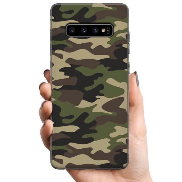 Samsung Galaxy S10 TPU Mobildeksel Militær